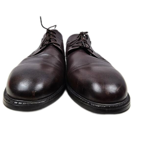 Clarks Chilver Walk Leather Dress Oxfords with Gore-Tex Brown Size 13 - Picture 3 of 10